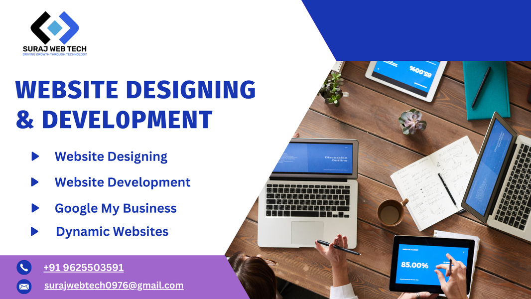 Cover photo of Surajwebtech - Best Website Designing & Development Company in Vikas Nagar, Delhi, Digital Marketing agency in Vikas Nagar